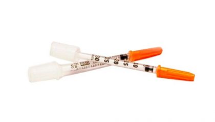 Jeringa para insulina UltraFine II 0,3ml Aguja 8mm x 30G